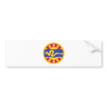 3-116th Cavalry Regiment Snake Patch Bumper Sticker