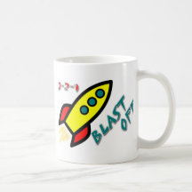 3-2-1 BLAST OFF COFFEE MUG