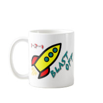 3-2-1 BLAST OFF COFFEE MUG
