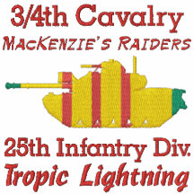 3/4th Cav. 25th Inf. Div. M48A3 Patton Shirt
