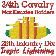 3/4th Cavalry 25th Inf. Div. M551 Sheridan Shirt