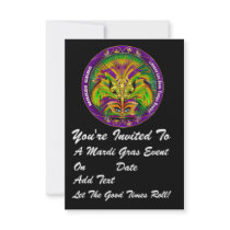 3.5" x 5" Portrait Mardi Gras Please View Notes