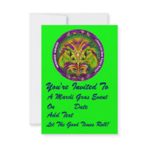 3.5" x 5" Portrait Mardi Gras Please View Notes