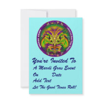 3.5" x 5" Portrait Mardi Gras Please View Notes