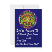 3.5" x 5" Portrait Mardi Gras Please View Notes