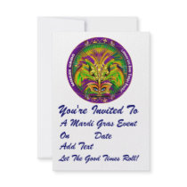 3.5" x 5" Portrait Mardi Gras Please View Notes