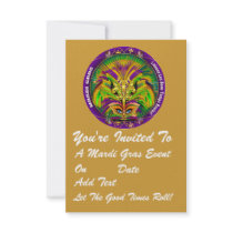 3.5" x 5" Portrait Mardi Gras Please View Notes