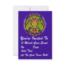 3.5" x 5" Portrait Mardi Gras Please View Notes
