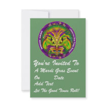 3.5" x 5" Portrait Mardi Gras Please View Notes