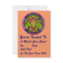 3.5" x 5" Portrait Mardi Gras Please View Notes