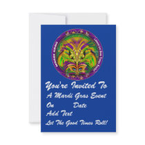 3.5" x 5" Portrait Mardi Gras Please View Notes