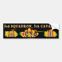 3/5th Cavalry VSR Tracks & Tank Bumper Sticker