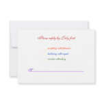 3.5x5 Gay Wedding Rainbow LGBT Pride Linen RSVP invitations
