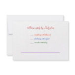 3.5x5 Gay Wedding Rainbow LGBT Pride RSVP Basic Custom Invite