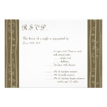 3.5x5 R.S.V.P Reply Card Bamboo Bliss Custom Announcements