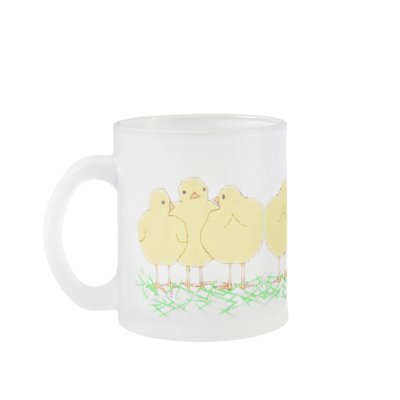 3 Baby Chicks (see-thru frosty mug) by maydb_7
