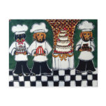 3 Bakers Doxie postcards