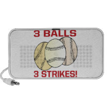 3 Balls 3 Strikes iPhone Speakers