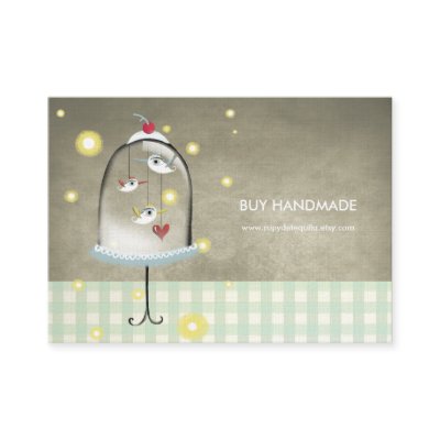 3 birds 2011 whimsical custom business card design by Rupydetequila