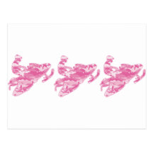 3-Camo-Pink-Sled Postcard