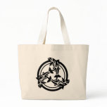 3 Celtic Tribal Fish Tattoo Canvas Bag