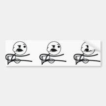 3 Cereal Guy Bumper Sticker