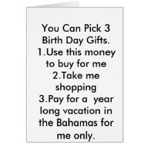 3 Choices Greeting Cards