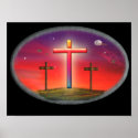 3 crosses posters