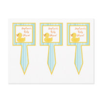 3 Cup Cake Picks Rubber Ducky Bubbles