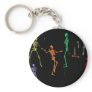 3-D Dancing Skeletons Key Chains