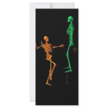 3-D Dancing Skeletons rack cards