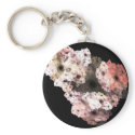 3-D Floral Fractal Art keychains
