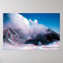 3-D / Mount St. Helens / 2005 Poster