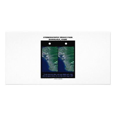 3-D Stereoscopic Image Pair Honolulu, Oahu by wordsunwords