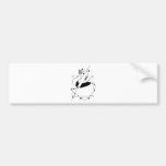 3-D Triangles and Squares Bumper Stickers