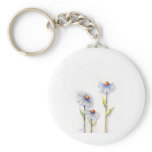3 DAISIES by SHARON SHARPE Keychains