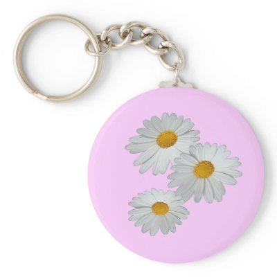 3 Daisies Keychain by MDKgraphics