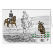 3-Day Eventing Horses | Combined Training Cards