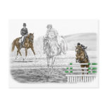 3-Day Eventing Horses | Combined Training postcards