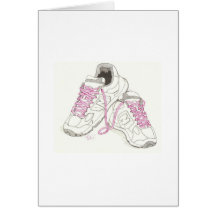 3 Day Walking Shoes Greeting Card