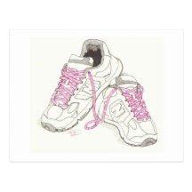 3 Day Walking Shoes Postcard