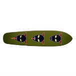 3 Demons Satan Tongue Green Skateboard Decks