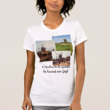 3 different van Gogh Vintage Architecture Windmill Tee Shirt