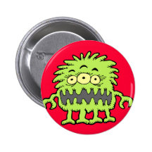 3 Eyed Mongo Monster Pins