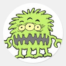 3 Eyed Mongo Monster Sticker