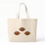 3 footballs bags
