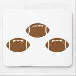3 footballs mousepads