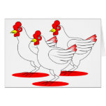 3 French Hens Card
