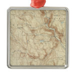 3 Granville sheet Christmas Tree Ornaments