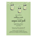 3 Hanging Mason Jars - Engagement Party Personalized Announcements